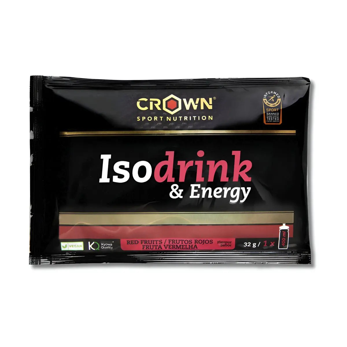 BEBIDA ISOTÓNICA CROWN SPORT NUTRITION ISODRINK & ENERGY - Ultimate Gains