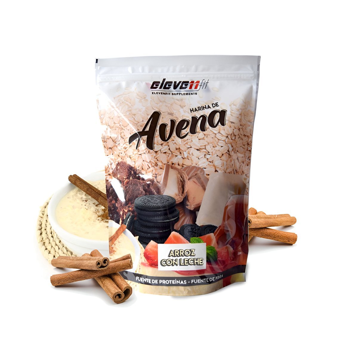 HARINA DE AVENA ELEVENFIT 1KG - Ultimate Gains