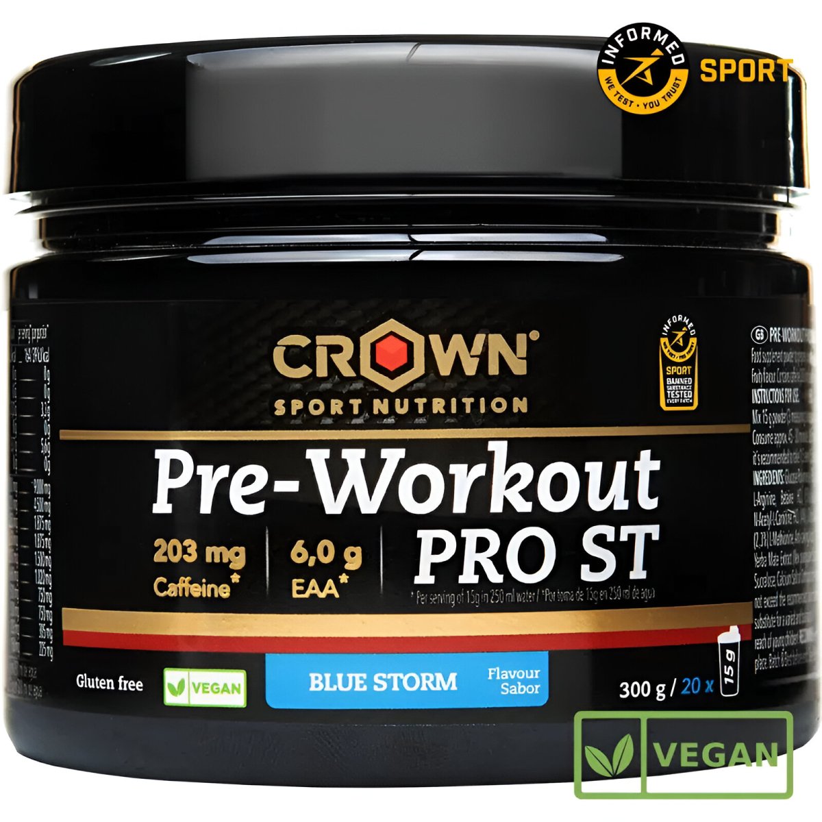 PRE WORKOUT CROWN SPORT NUTRITION PRO ST - Ultimate Gains