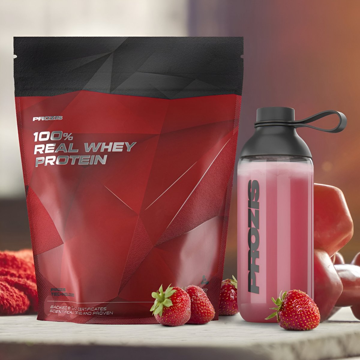 100% REAL WHEY PROTEIN 1000G PROZIS - Ultimate Gains