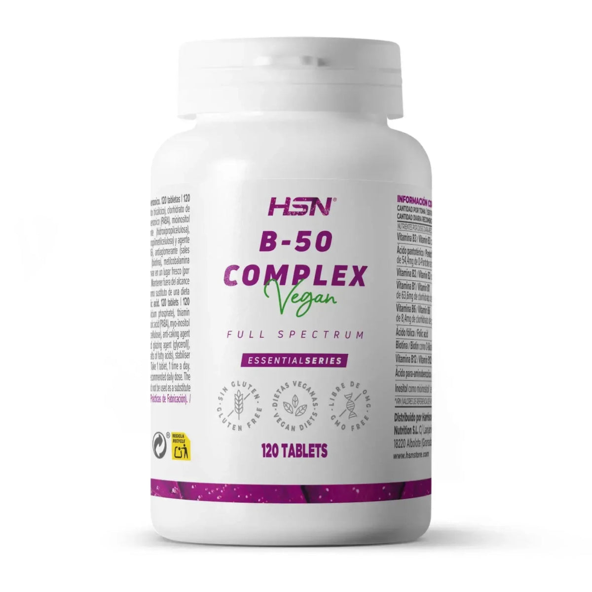 B - 50 Complex HSN 120 Cápsulas Ultimate Gains HSN