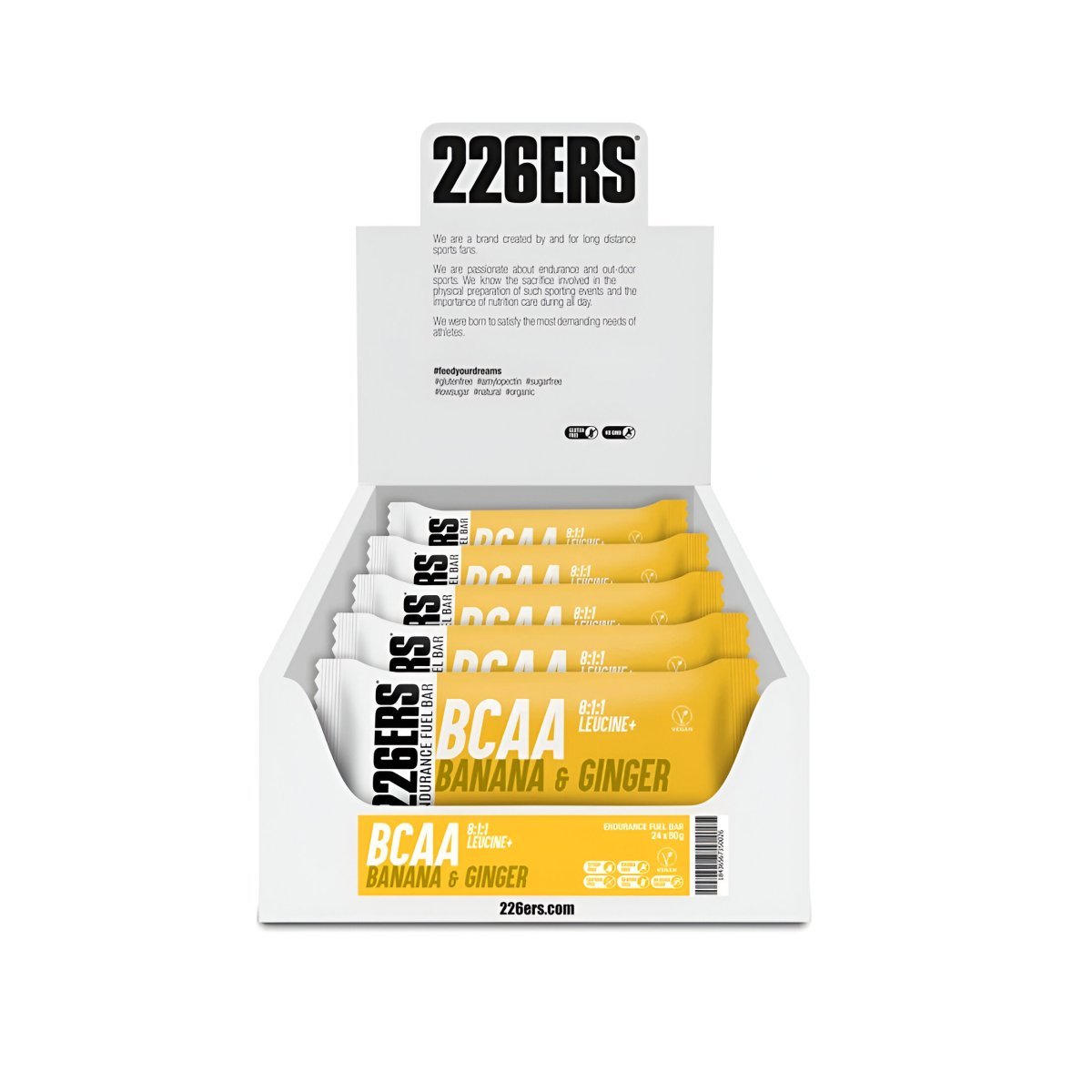 BARRITA ENERGÉTICA VEGANA 226ERS ENDURANCE FUEL BAR BCAA - Ultimate Gains