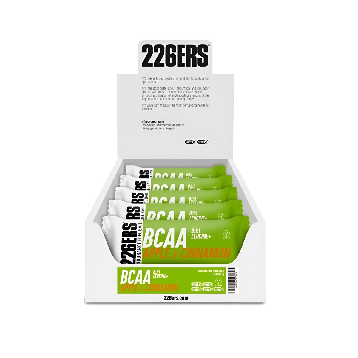BARRITA ENERGÉTICA VEGANA 226ERS ENDURANCE FUEL BAR BCAA - Ultimate Gains
