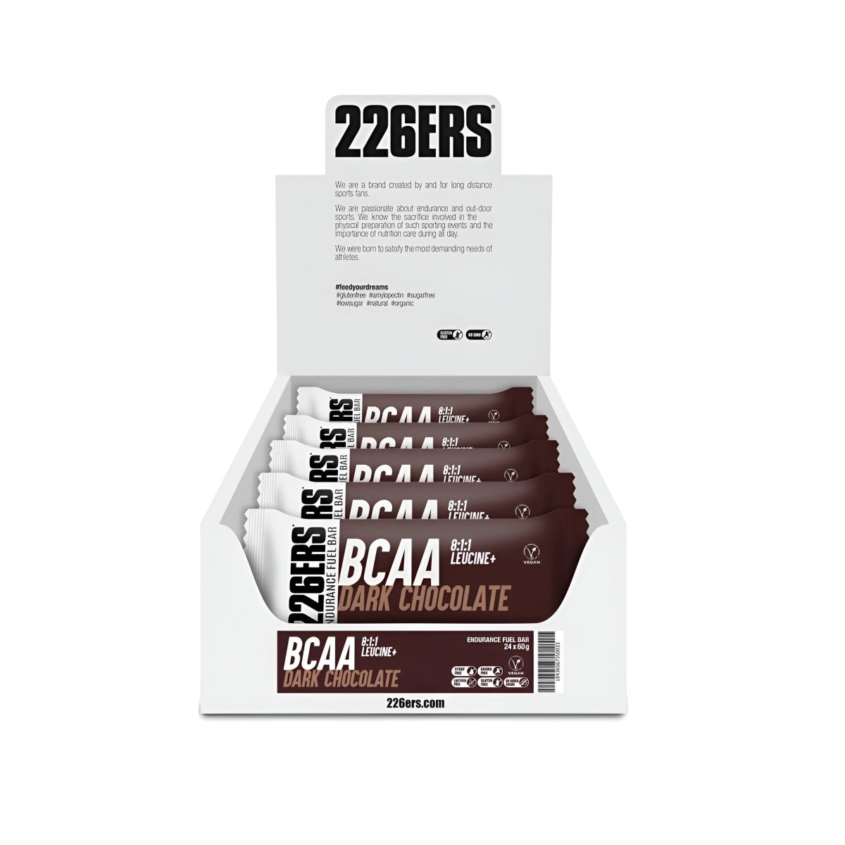 BARRITA ENERGÉTICA VEGANA 226ERS ENDURANCE FUEL BAR BCAA - Ultimate Gains