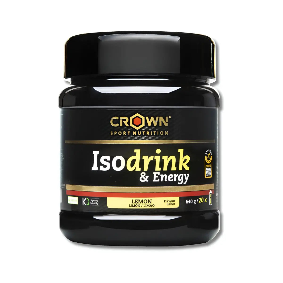 BEBIDA ISOTÓNICA CROWN SPORT NUTRITION ISODRINK & ENERGY - Ultimate Gains