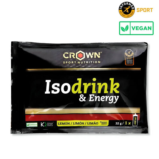 BEBIDA ISOTÓNICA CROWN SPORT NUTRITION ISODRINK & ENERGY - Ultimate Gains