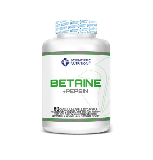 BETAINE + PEPSIN SCIENTIFFIC NUTRITION 60 CÁPSULAS - Ultimate Gains