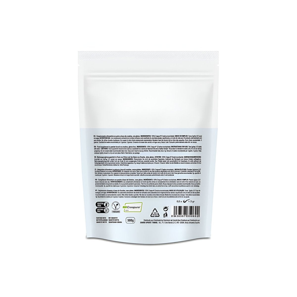CREATINA CREAPURE 226ERS 100% MONOHIDRATO 300G - Ultimate Gains