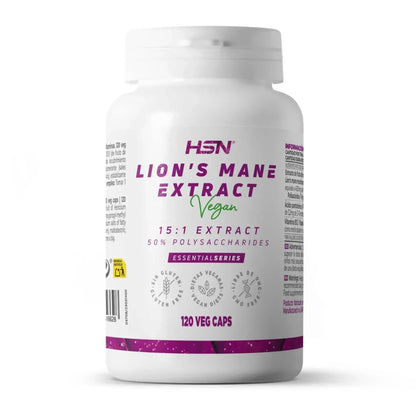 Extracto de Melena de León (15:1) 300mg HSN 120 Cápsulas Ultimate Gains HSN