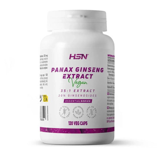 Extracto de Panax Ginseng (35:1) 400mg HSN 120 Cápsulas Ultimate Gains HSN