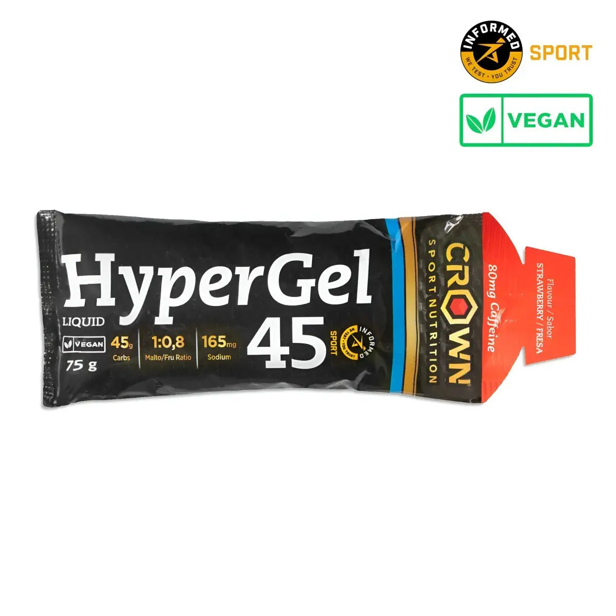 GEL ENERGÉTICO CROWN SPORT NUTRITION HYPERGEL 45 - Ultimate Gains