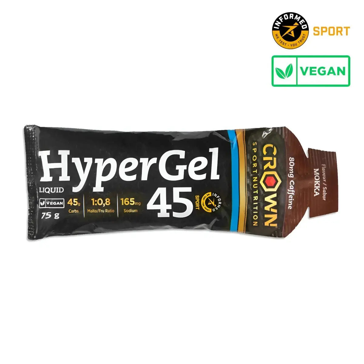 GEL ENERGÉTICO CROWN SPORT NUTRITION HYPERGEL 45 - Ultimate Gains