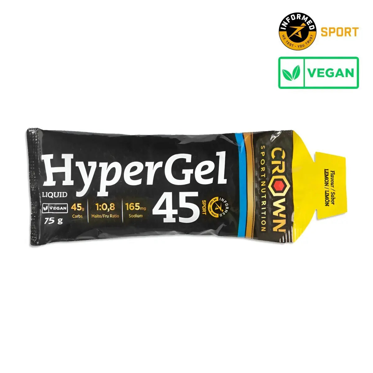 GEL ENERGÉTICO CROWN SPORT NUTRITION HYPERGEL 45 - Ultimate Gains