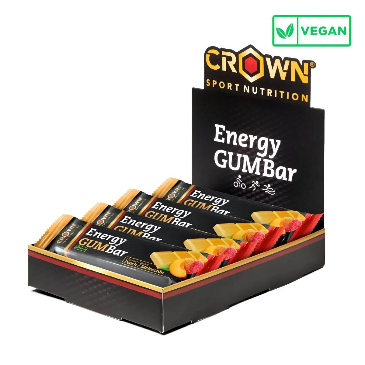 GOMINOLA ENERGÉTICA CROWN SPORT NUTRITION ENERGY GUM BAR - Ultimate Gains