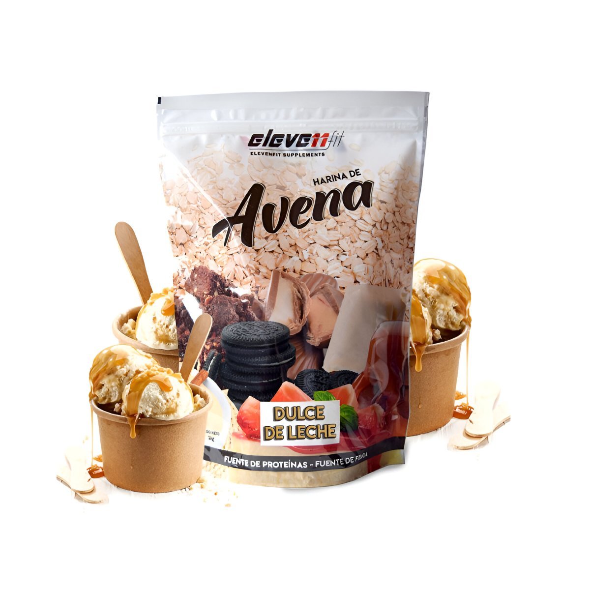 HARINA DE AVENA ELEVENFIT 1KG - Ultimate Gains