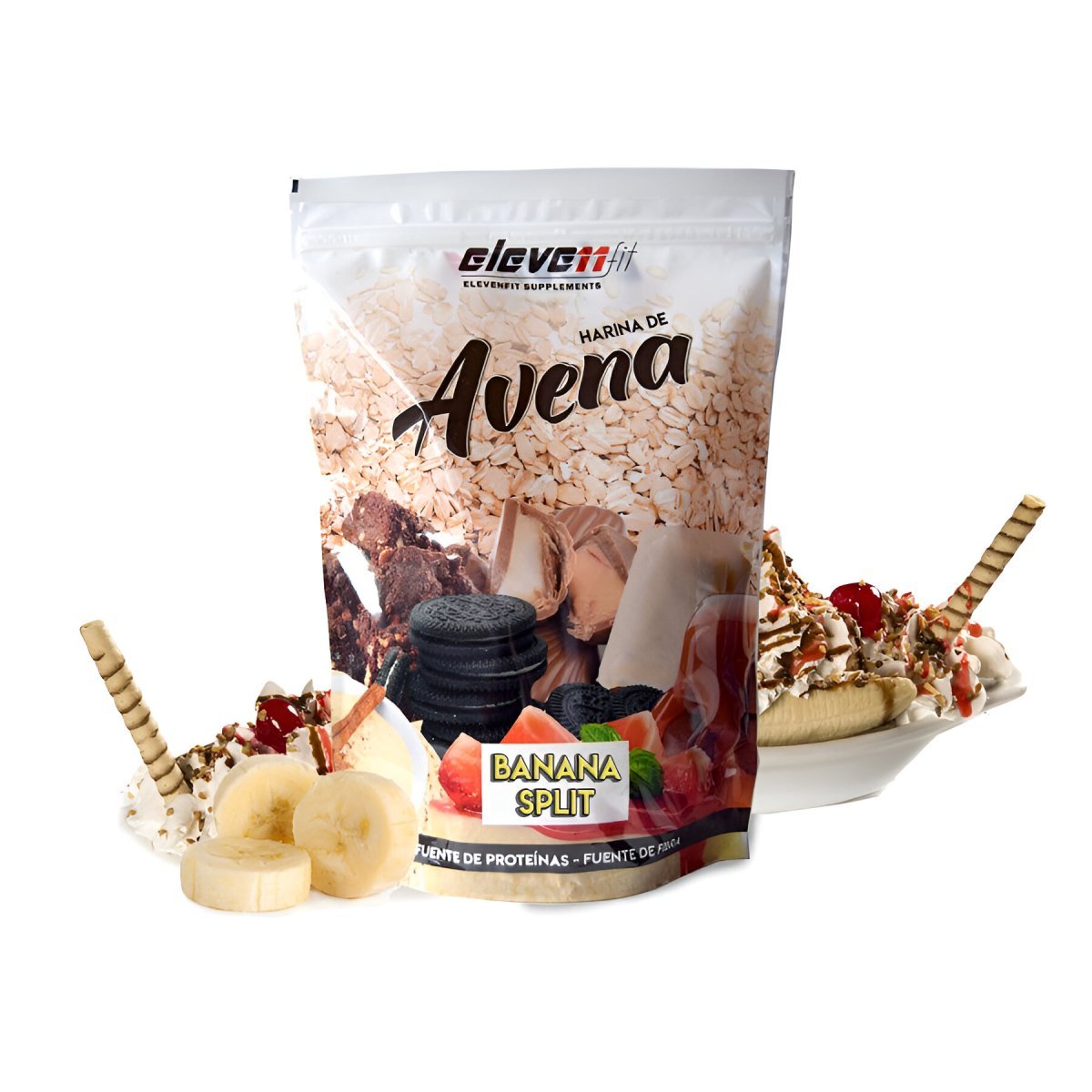 HARINA DE AVENA ELEVENFIT 1KG - Ultimate Gains