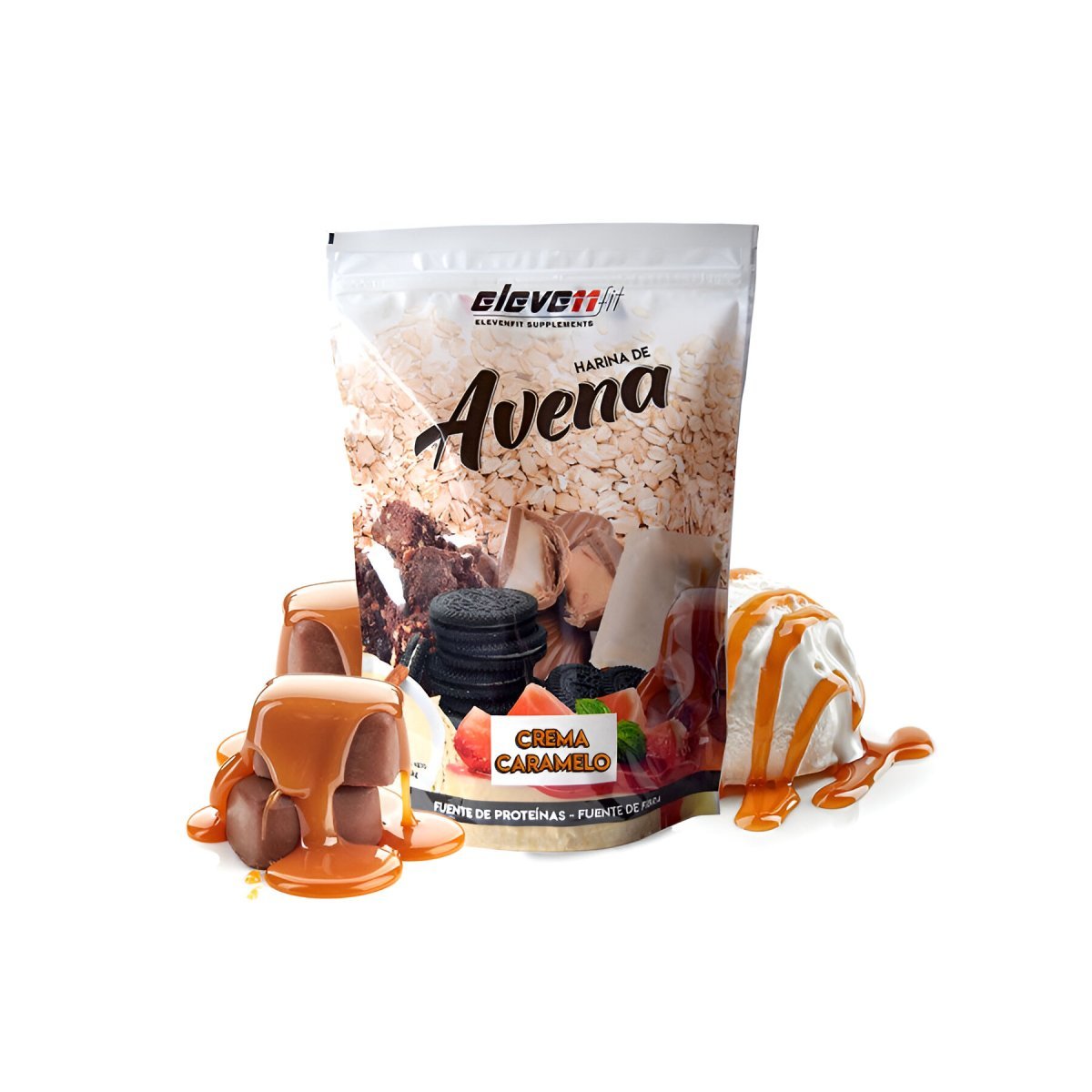 HARINA DE AVENA ELEVENFIT 1KG - Ultimate Gains