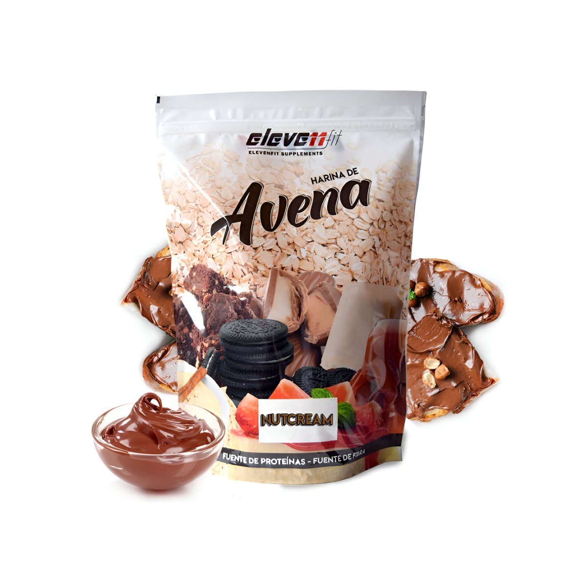 HARINA DE AVENA ELEVENFIT 1KG - Ultimate Gains