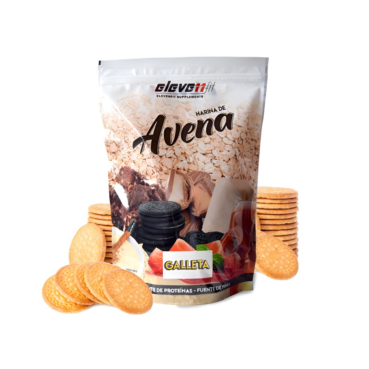 HARINA DE AVENA ELEVENFIT 1KG - Ultimate Gains