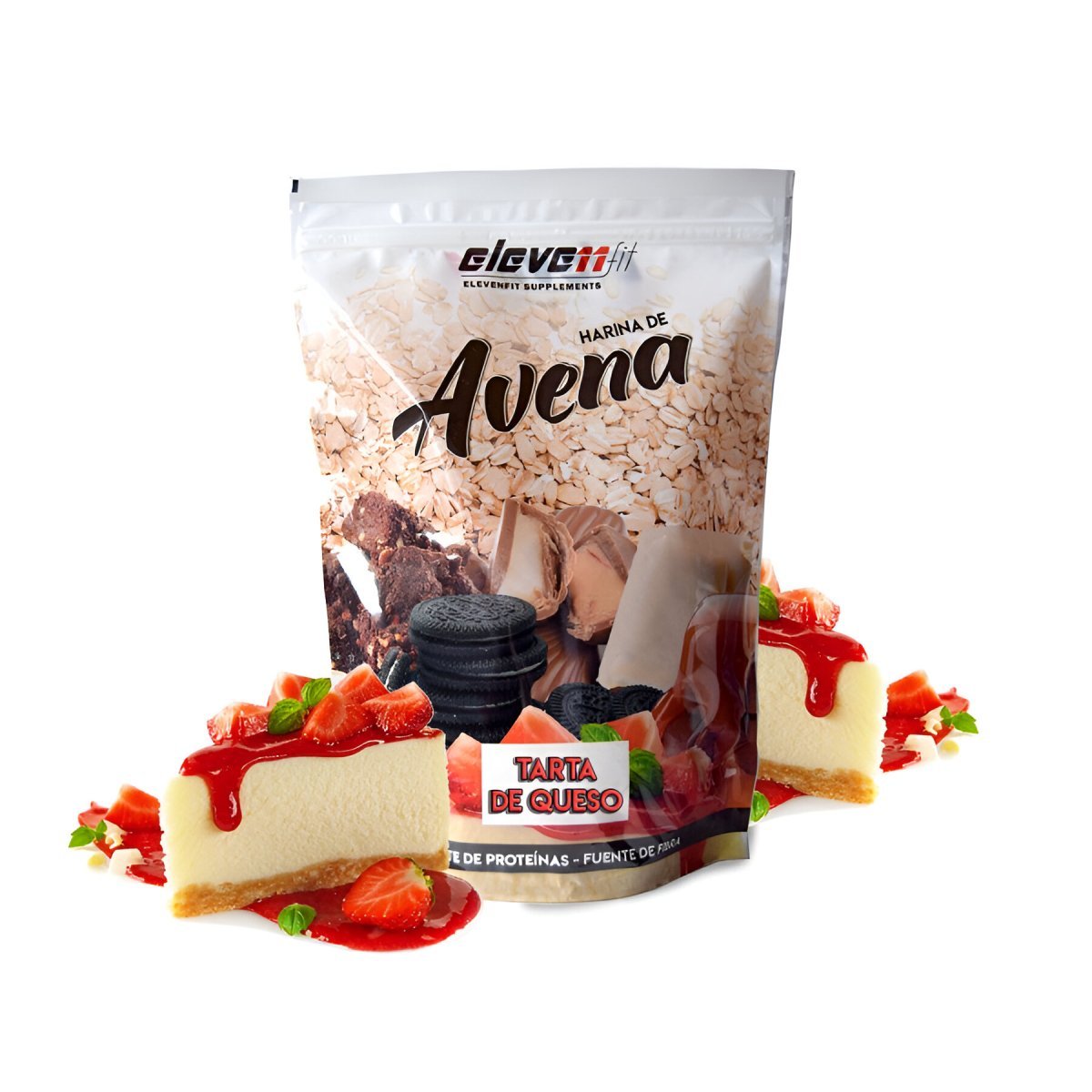 HARINA DE AVENA ELEVENFIT 1KG - Ultimate Gains