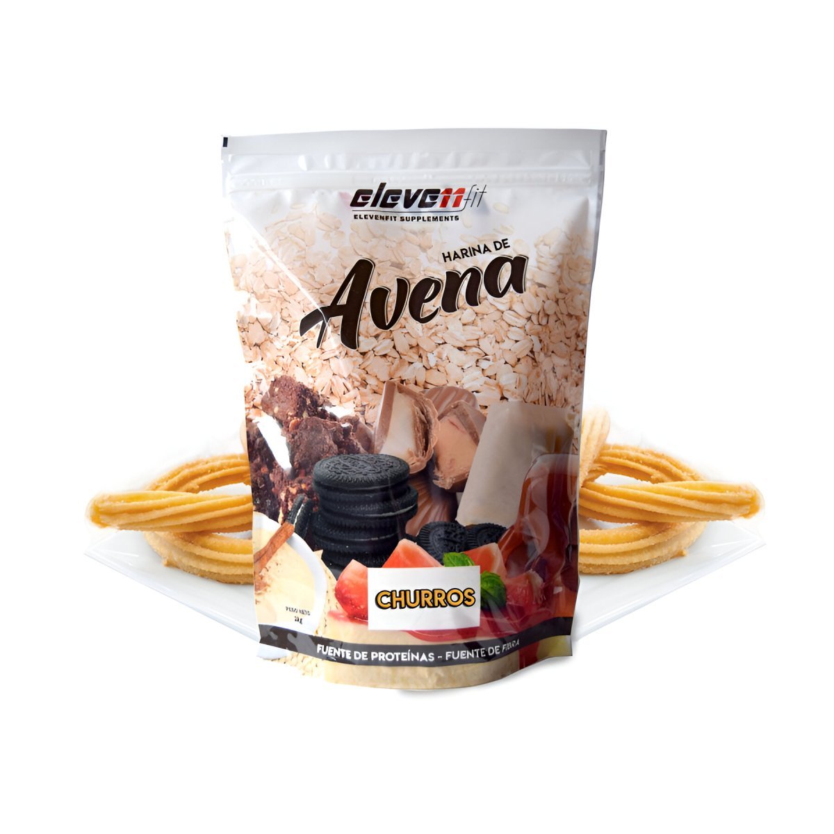 HARINA DE AVENA ELEVENFIT 1KG - Ultimate Gains