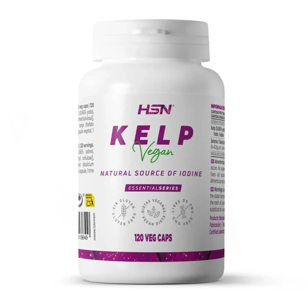 Kelp 500mg HSN 120 Cápsulas Ultimate Gains HSN