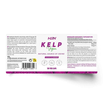 Kelp 500mg HSN 120 Cápsulas Ultimate Gains HSN