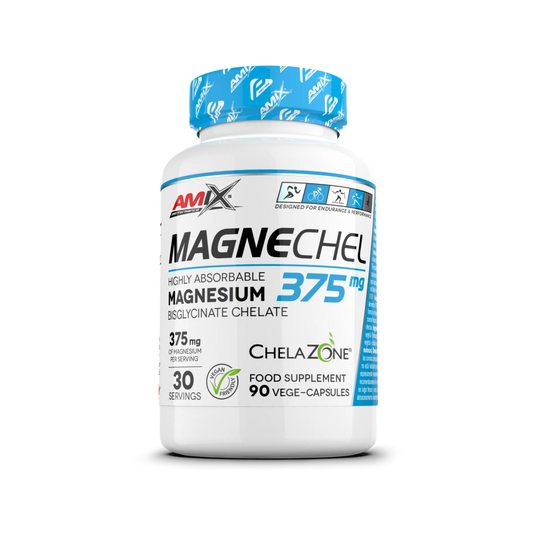 Magnesio Quelado MagneChel® Amix Performance 90 Cápsulas Ultimate Gains Amix