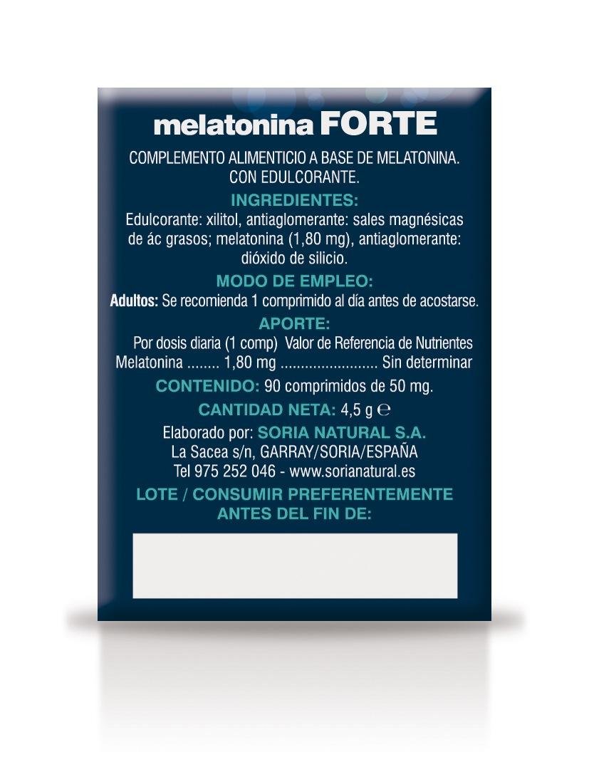 Melatonina Forte Soria Natural 90 Comprimidos Ultimate Gains Soria Natural