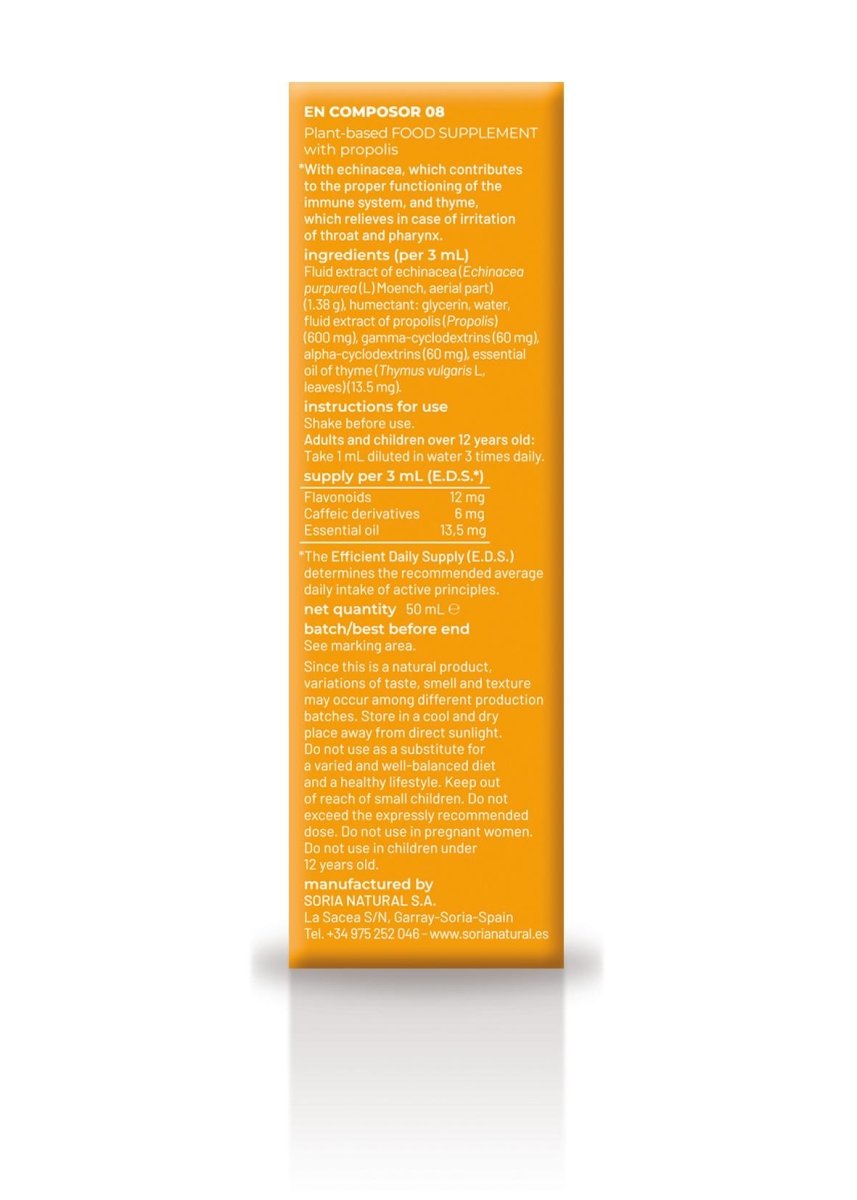Pack 2 Composor 08 Extracto Soria Natural 50ml Ultimate Gains Soria Natural