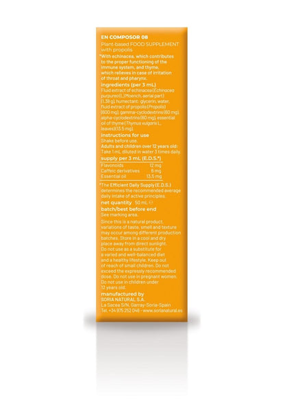 Pack 2 Composor 08 Extracto Soria Natural 50ml Ultimate Gains Soria Natural
