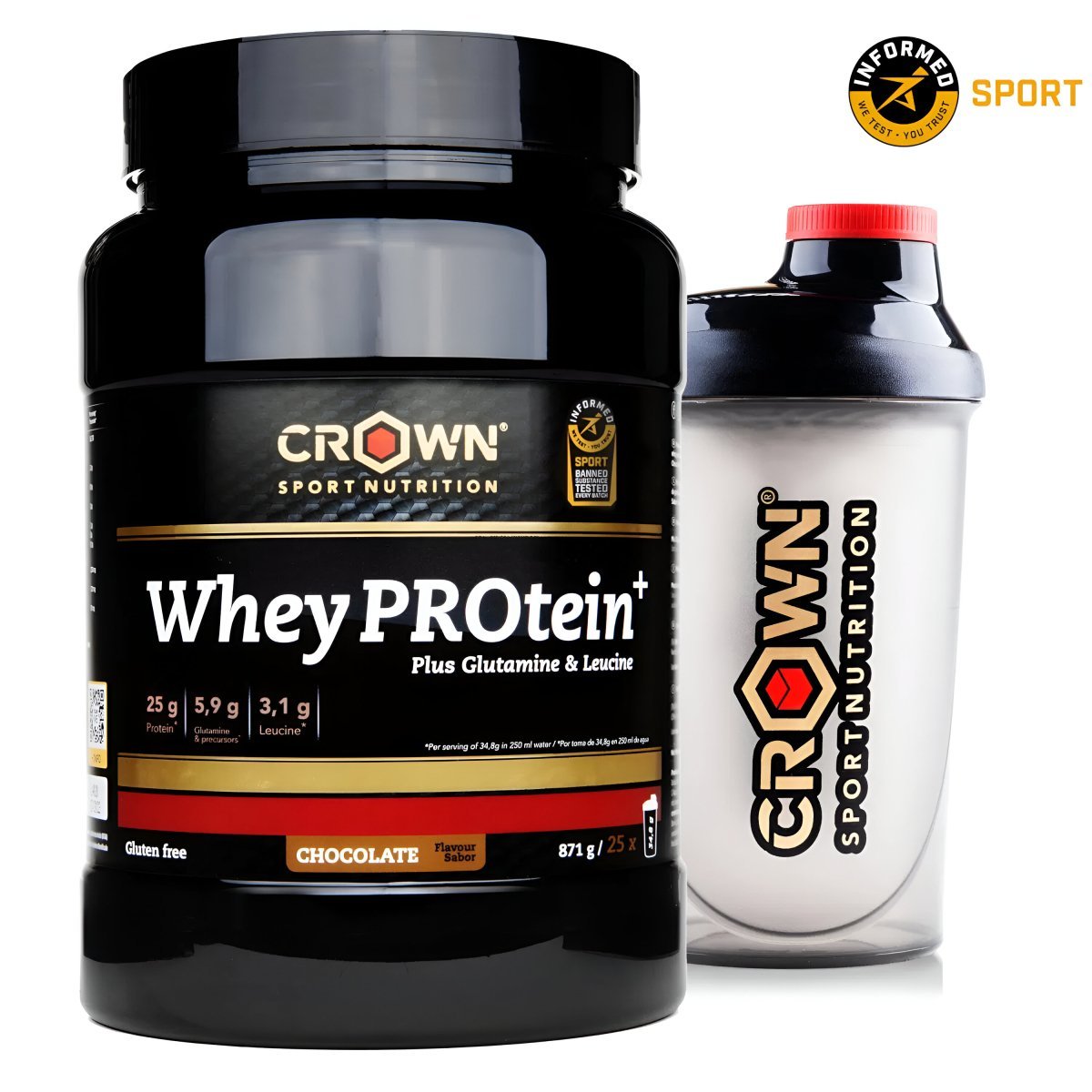 PROTEÍNA DE SUERO DE LECHE CROWN SPORT NUTRITION WHEY PROTEIN + - Ultimate Gains