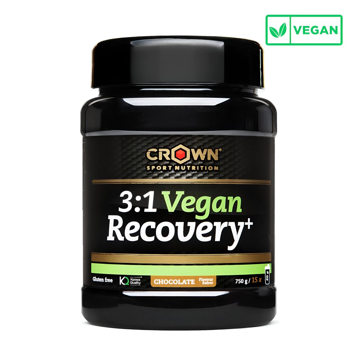 RECUPERADOR VEGANO CROWN SPORT NUTRITION 3:1 VEGAN RECOVERY+ - Ultimate Gains