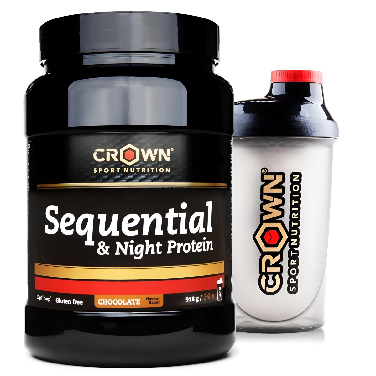 SEQUENTIAL & NIGHT PROTEIN CROWN SPORT NUTRITION 918G - Ultimate Gains