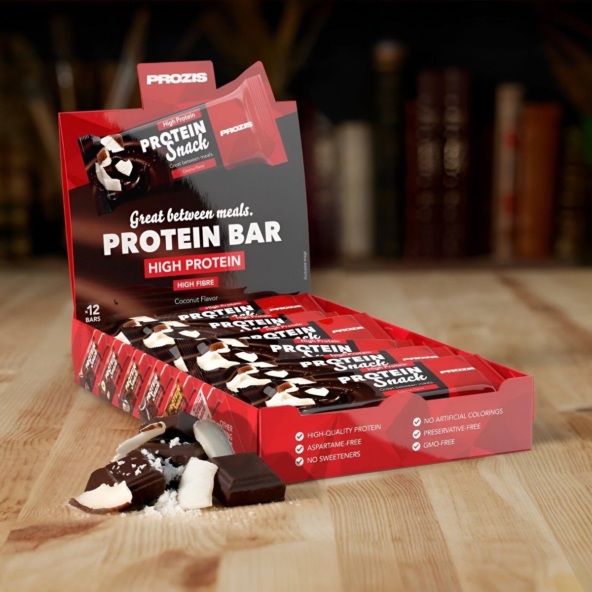 SNACK PROTEICO PROZIS PROTEIN SNACK 12 UNIDADES - Ultimate Gains