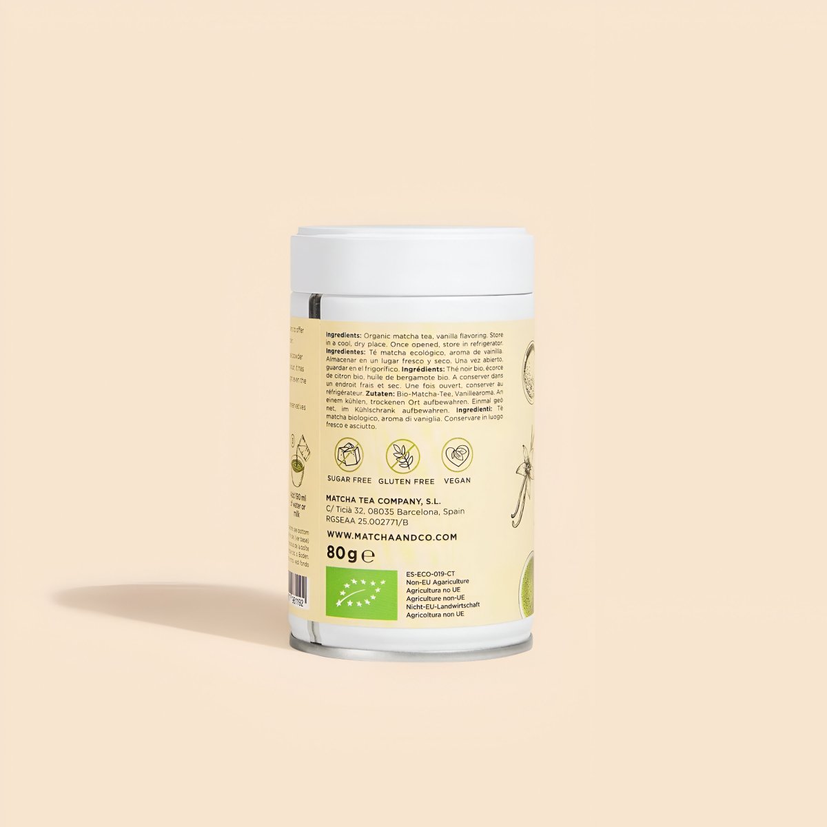 TÉ MATCHA VAINILLA MATHCA & CO - Ultimate Gains