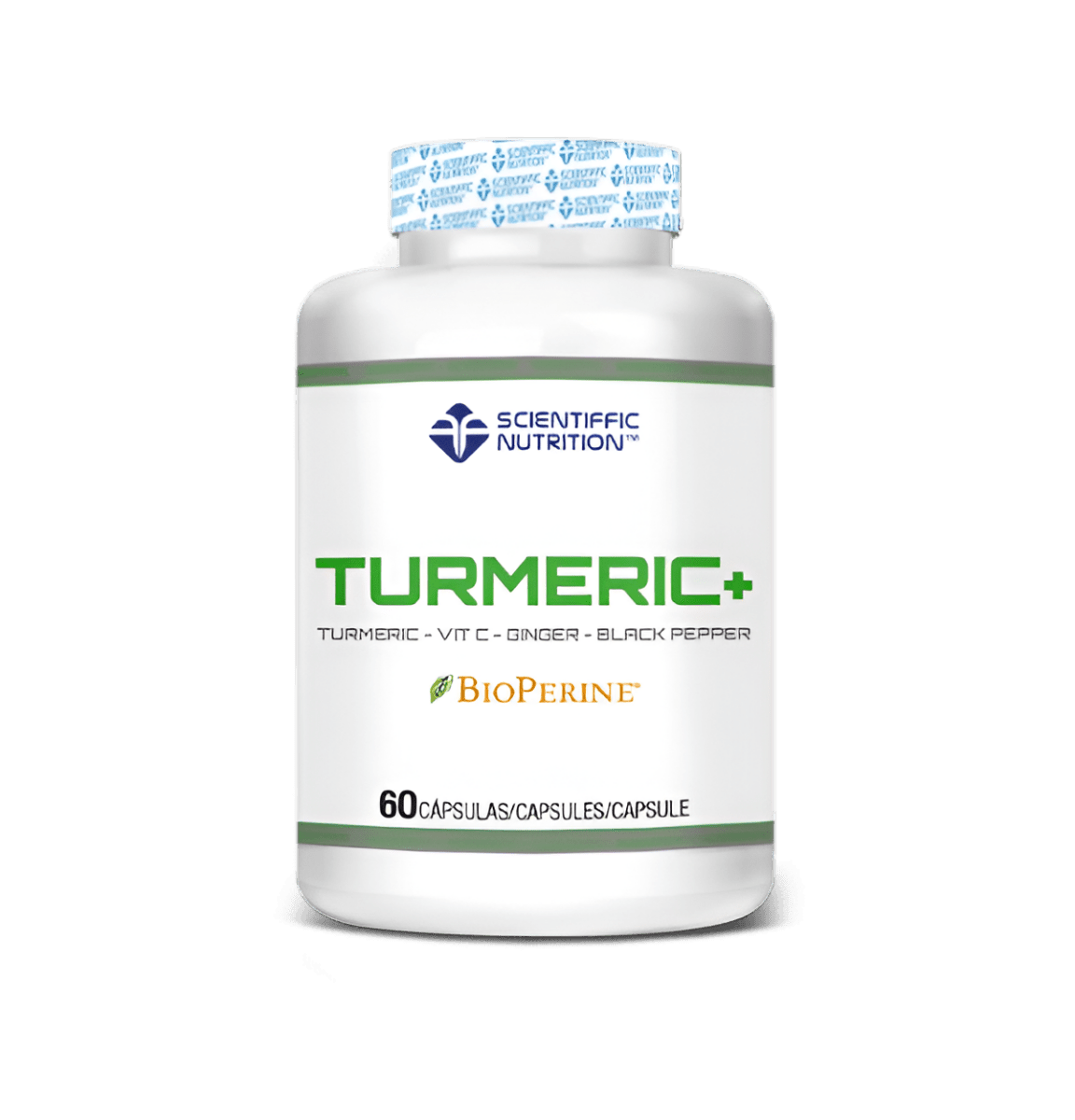 TURMERIC + SCIENTIFFIC NUTRITION 60 CÁPSULAS - Ultimate Gains