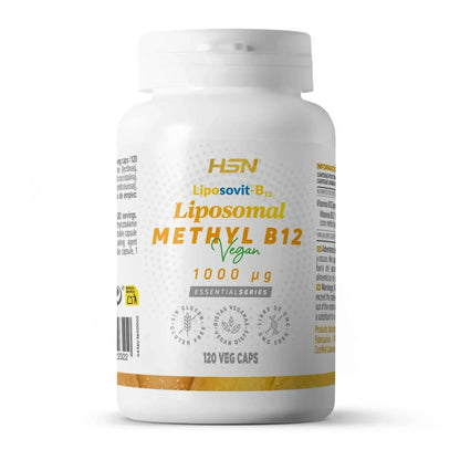 Vitamina B12 1000mcg (Metilcobalamina) Liposomada (Liposovit®) HSN 120 Cápsulas Ultimate Gains HSN