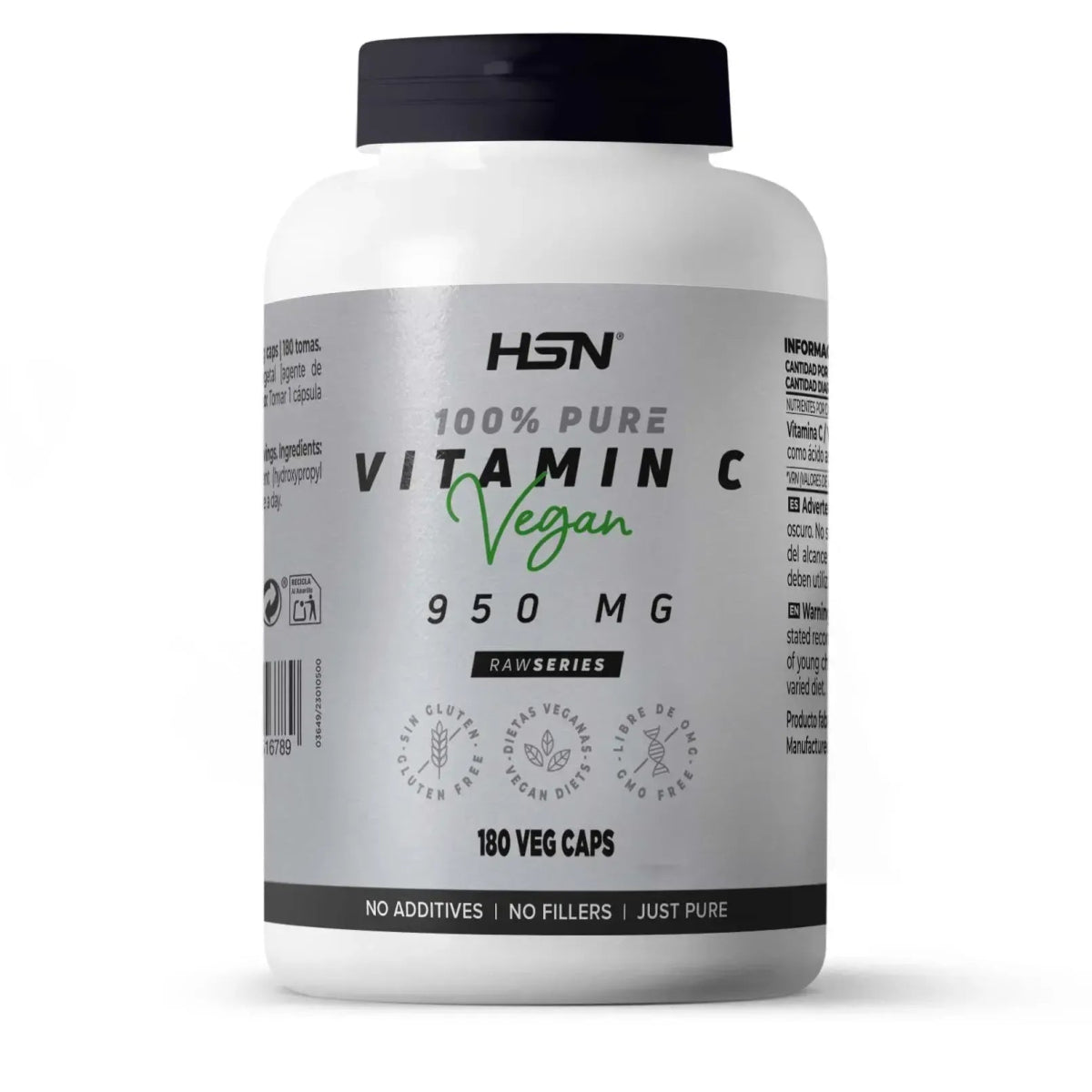 Vitamina C 950mg HSN 180 Cápsulas Ultimate Gains HSN