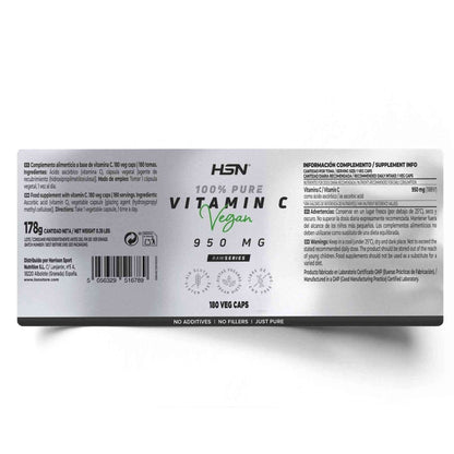 Vitamina C 950mg HSN 180 Cápsulas Ultimate Gains HSN