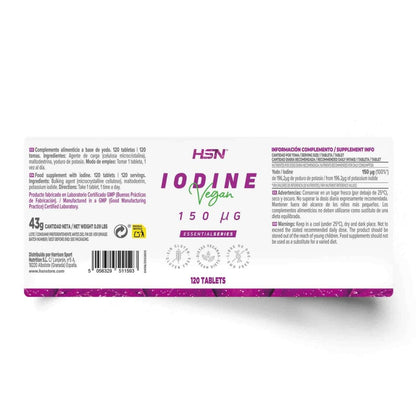 Yodo 150mcg HSN 120 Cápsulas Ultimate Gains HSN