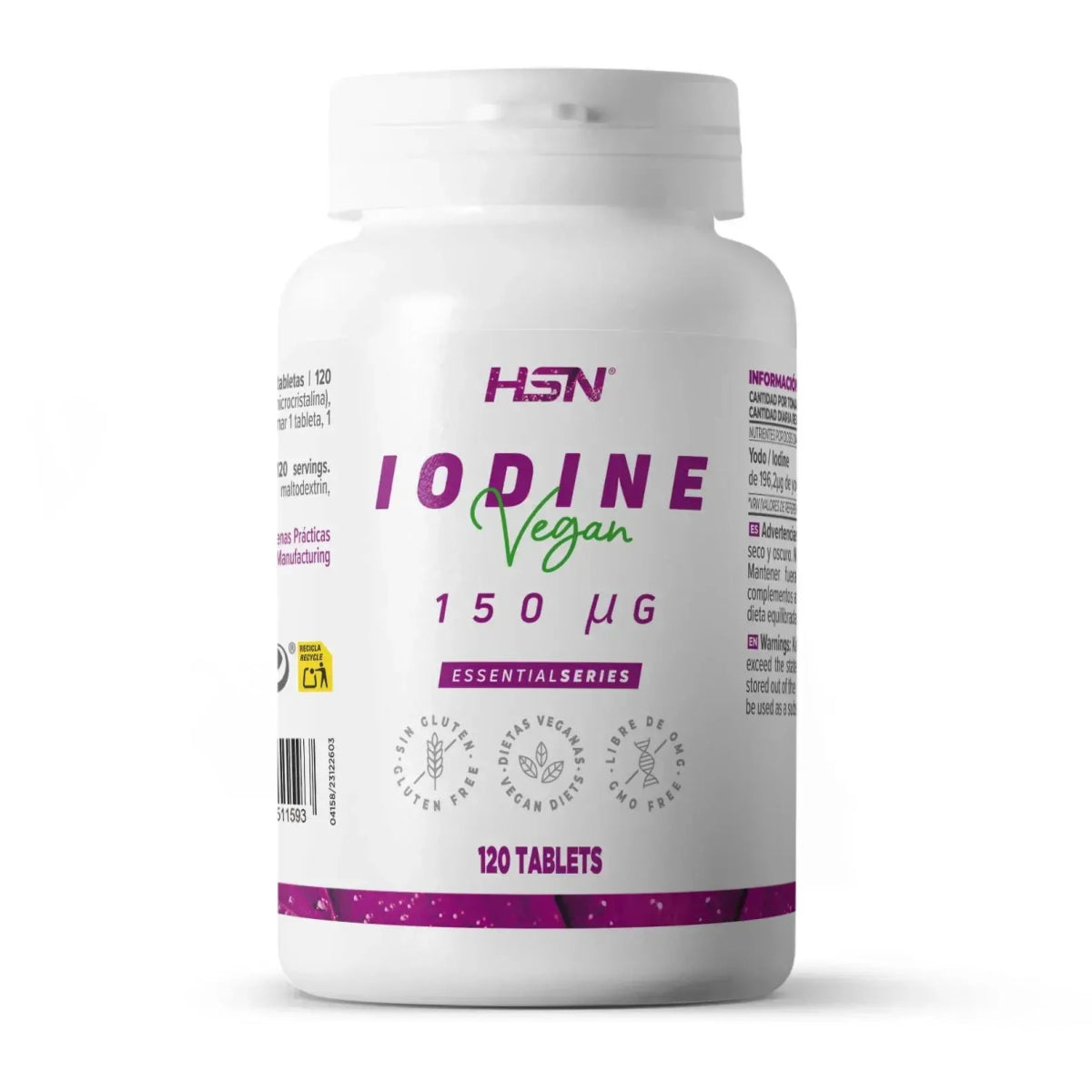 Yodo 150mcg HSN 120 Cápsulas Ultimate Gains HSN